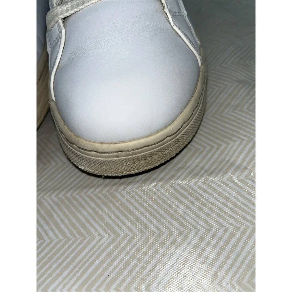 True Linkswear TL-01 Spikeless Mens Golf Shoes White Leather Sz 8.5 All‎ Weather